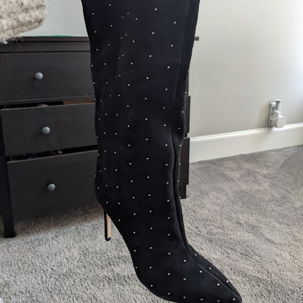 Schultz Maryana Studs boots size 7.5 Black